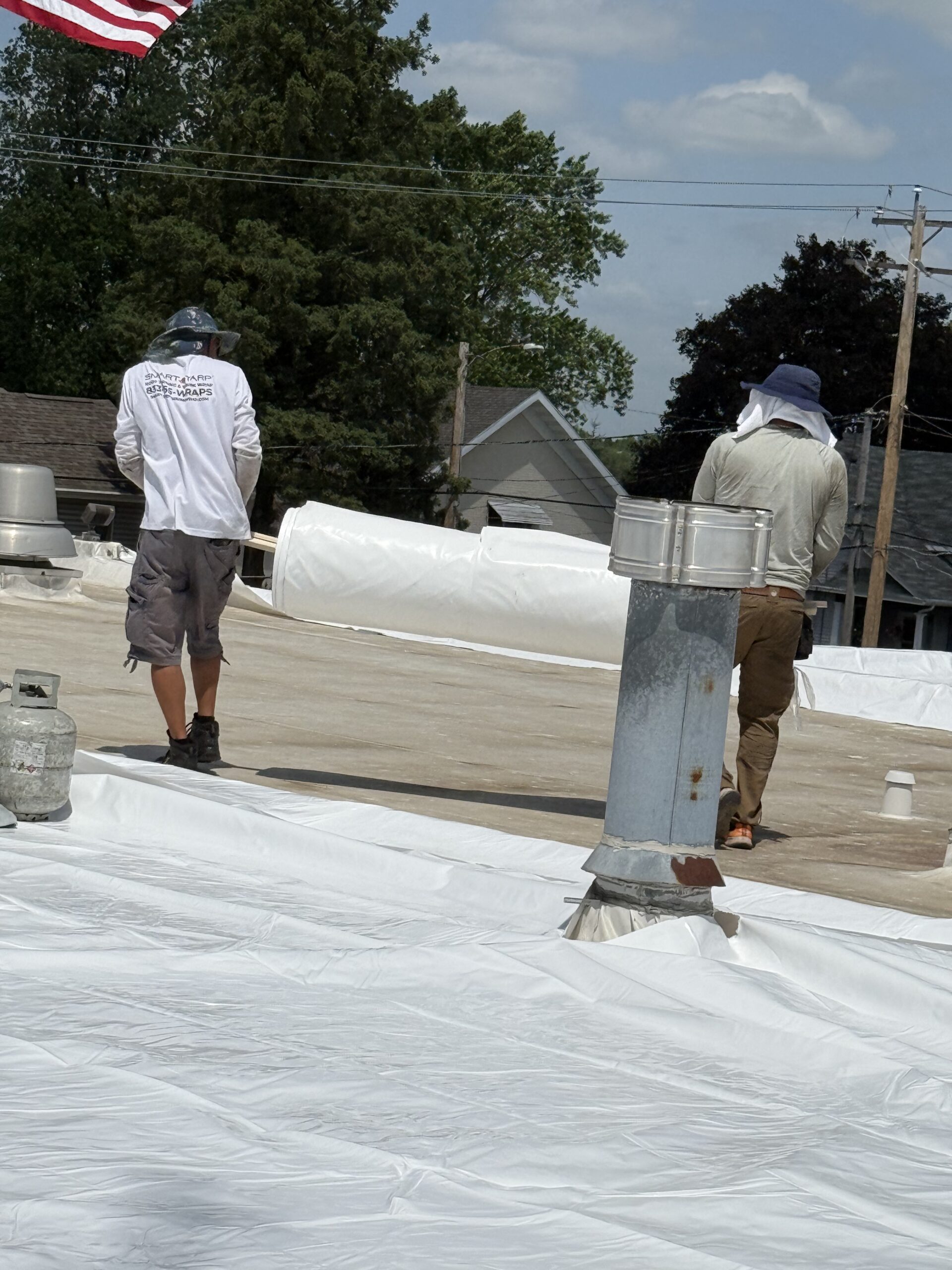 Buckshot General Contracting crew completing a roofing project in southern Wisconsin