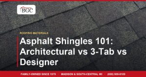 Asphalt Shingles 101: Architectural vs 3-Tab vs Designer
