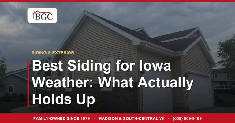 Best Siding for Iowa Weather: What Actually Holds Up
