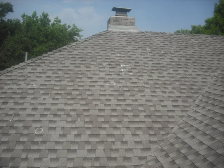 Hail damage Roof on Dane County WI home after severe storm