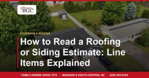 How to Read a Roofing or Siding Estimate: Line Items Explained