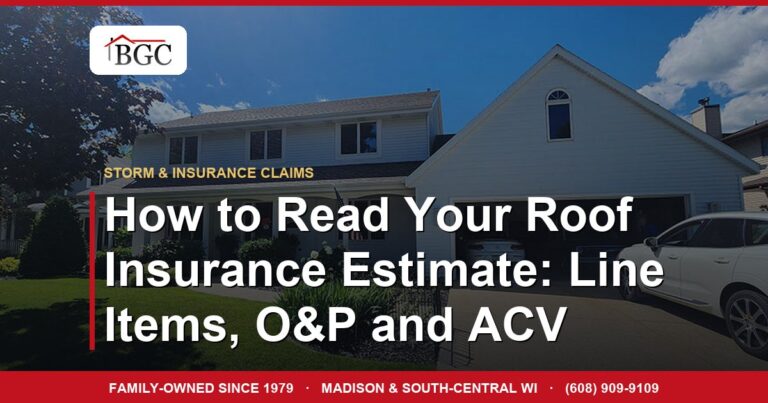 How to Read Your Roof Insurance Estimate: Line Items, O&P and ACV