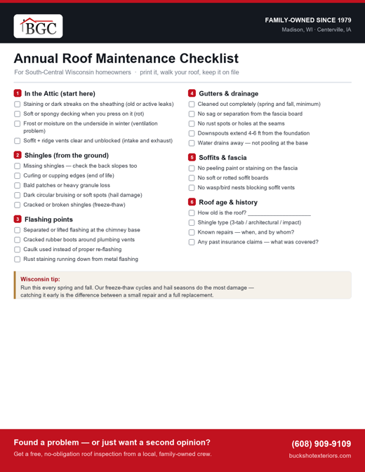 The Annual Roof Maintenance Checklist preview