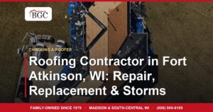 Roofing Contractor in Fort Atkinson, WI: Repair, Replacement & Storms
