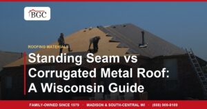 Standing Seam vs Corrugated Metal Roof: A Wisconsin Guide