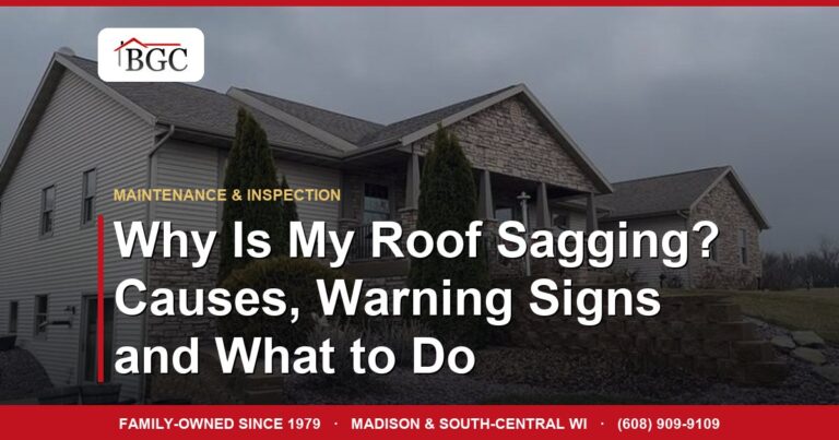 Why Is My Roof Sagging? Causes, Warning Signs and What to Do